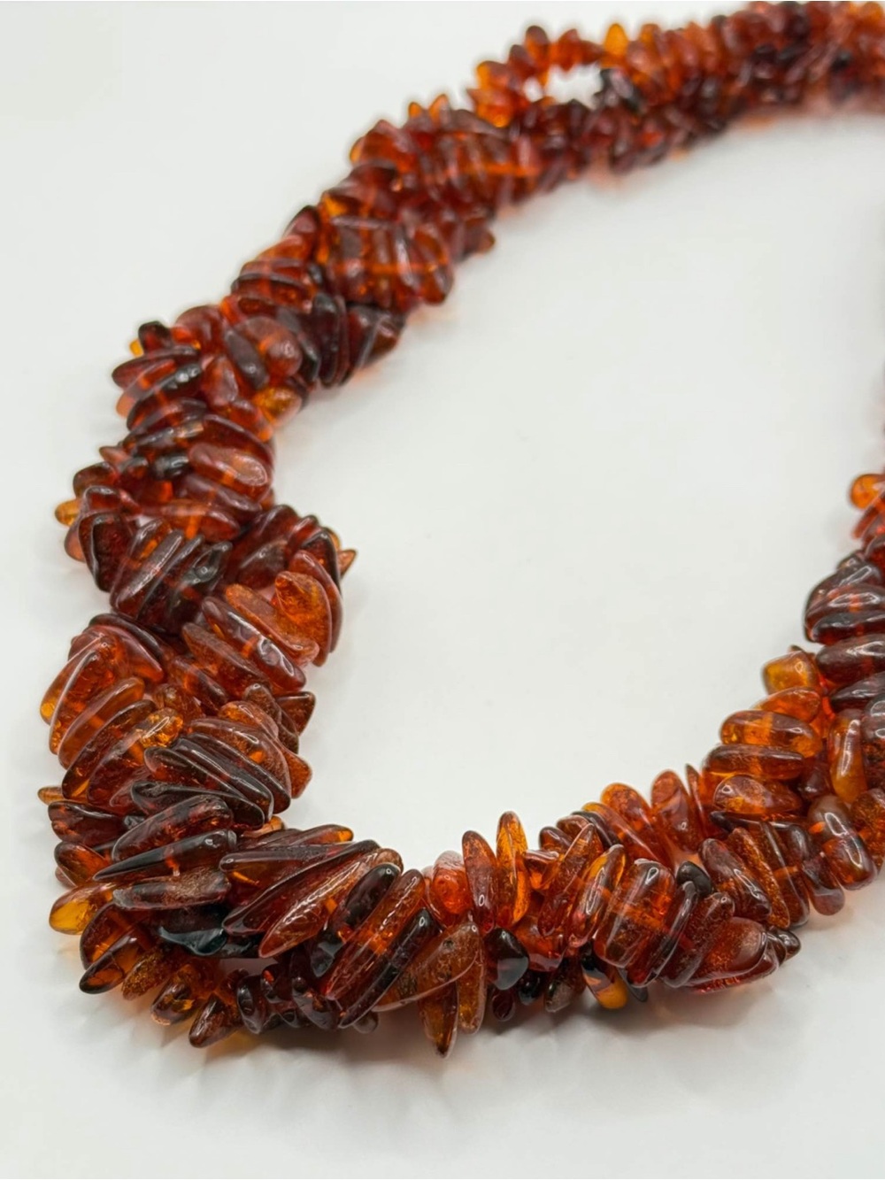 Antique Baltic Amber Necklace 21.5inch | 54.60cm | 74 grams - Picture 3 of 8